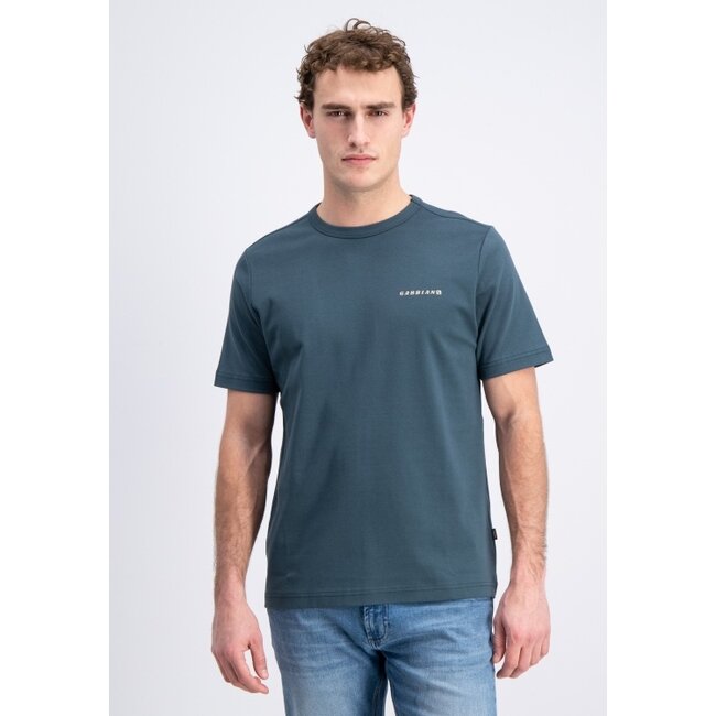 Gabbiano Gabbiano 1565105 Bistra T-Shirt Interlock Heavy Backprint Forest Green - Regular Fit