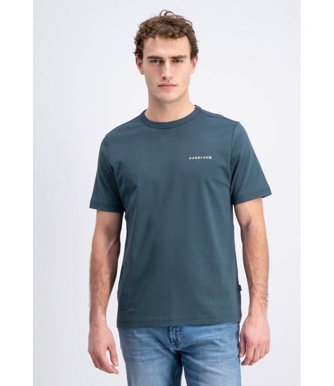 Gabbiano Gabbiano 1565105 Bistra T-Shirt Interlock Heavy Backprint Forest Green - Regular Fit