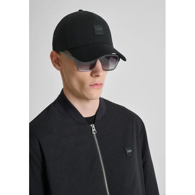 Antony Morato Antony Morato MMHA00388-FA800184 POPLIN BASEBALL CAP WITH LOGO BLACK