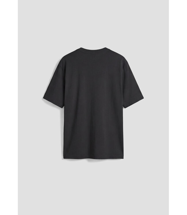Antony Morato Antony Morato MMKS02262-FA100231 T-SHIRT REGULAR FIT IN COTTON VISCOSE BLEND FABRIC WITH RUBBER INJECTION LOGO PRINT BLACK - REGULAR FIT