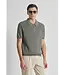 Antony Morato Antony Morato MMSW01590-YA200082 REGULAR-FIT SHORT-SLEEVED POLO SHIRT IN A SOFT COTTON BLEND WITH ZIP AGAVE GREEN - REGULAR FIT