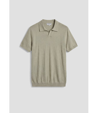 Antony Morato SWEATER POLO WITHOUT BUTTON SHORT SLEEVES REGULAR FIT IN COTTON SOFT YARN SAFARI - REGULAR FIT