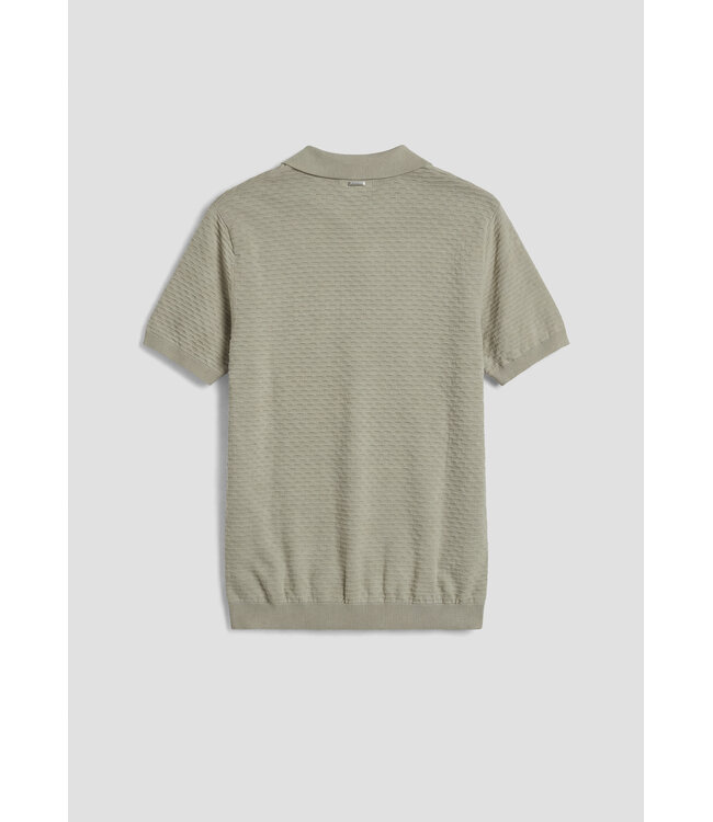 Antony Morato Antony Morato MMSW01601-YA100071 SWEATER POLO WITHOUT BUTTON SHORT SLEEVES REGULAR FIT IN COTTON SOFT YARN SAFARI - REGULAR FIT