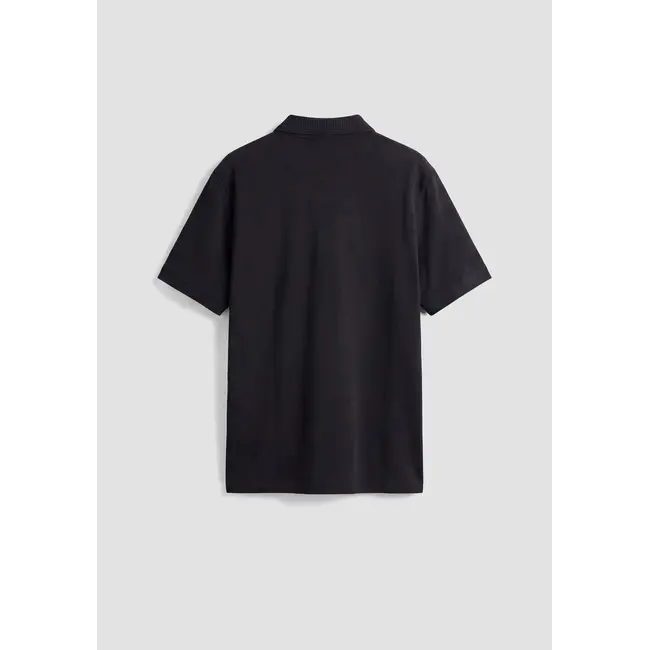 Antony Morato Antony Morato MMKS02610-FA100258 POLO SHIRT IN SOFT COTTON WITH LOGO PLAQUE BLACK - Regular Fit
