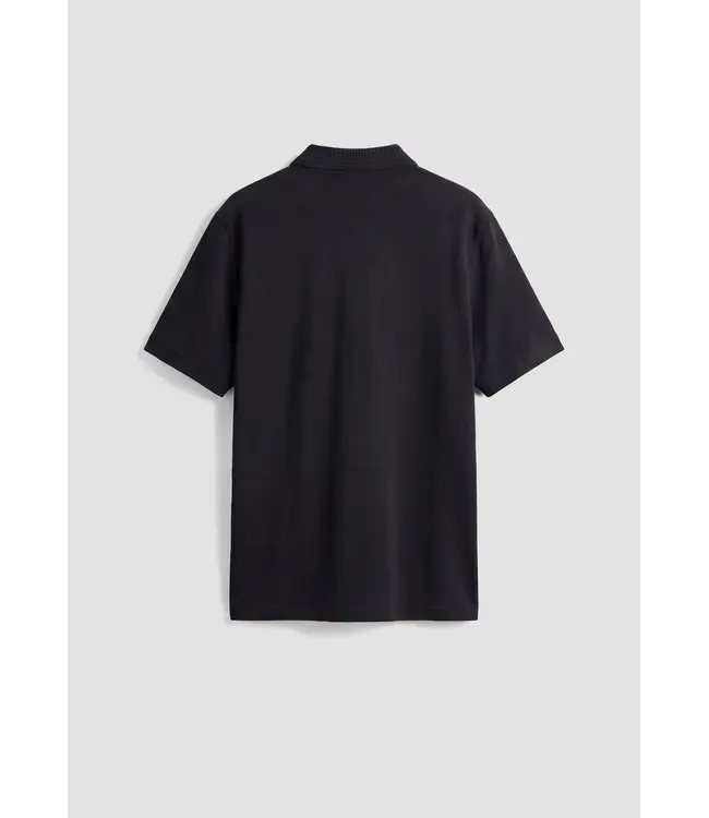 Antony Morato Antony Morato MMKS02610-FA100258 POLO SHIRT IN SOFT COTTON WITH LOGO PLAQUE BLACK - Regular Fit