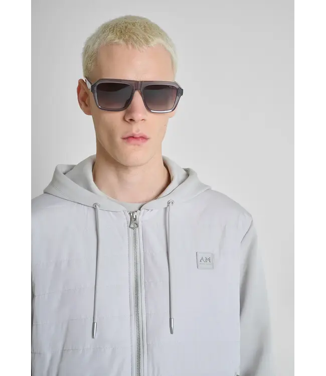 Antony Morato Antony Morato MMFL01131-FA150178 REGULAR-FIT QUILTED HOODIE IN COTTON BLEND