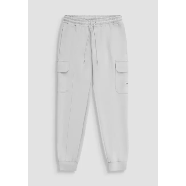 Antony Morato Antony Morato MMFP00421-FA150178 REGULAR FIT SWEATPANTS IN INTERLOCK COTTON BLEND WITH LOGO PATCH - REGULAR FIT
