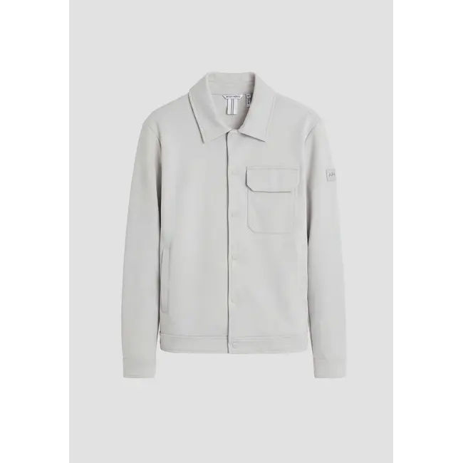 Antony Morato Antony Morato MMFL01132-FA150178 SLIM-FIT SWEATSHIRT JACKET IN COTTON BLEND WITH POCKET ICE - SLIM FIT