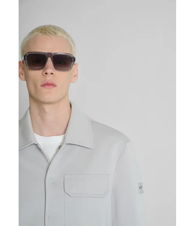 Antony Morato Antony Morato MMFL01132-FA150178 SLIM-FIT SWEATSHIRT JACKET IN COTTON BLEND WITH POCKET ICE - SLIM FIT