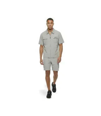 Malelions Malelions Men Capri Zip Shirt Grey - Regular Fit