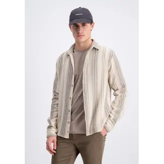 Gabbiano Jens Cotton Vertical Striped Shirt - Regular Fit