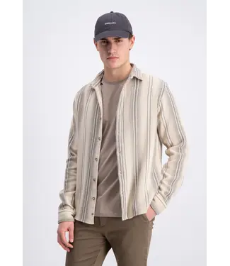 Gabbiano Jens Cotton Vertical Striped Shirt - Regular Fit