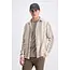 Gabbiano Gabbiano 3365309 Jens Cotton Vertical Striped Shirt Roasted Pecan - Regular Fit