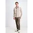 Gabbiano Gabbiano 3365309 Jens Cotton Vertical Striped Shirt Roasted Pecan - Regular Fit