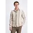 Gabbiano Gabbiano 3365309 Jens Cotton Vertical Striped Shirt Roasted Pecan - Regular Fit