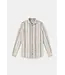 Gabbiano Gabbiano 3365309 Jens Cotton Vertical Striped Shirt Roasted Pecan - Regular Fit