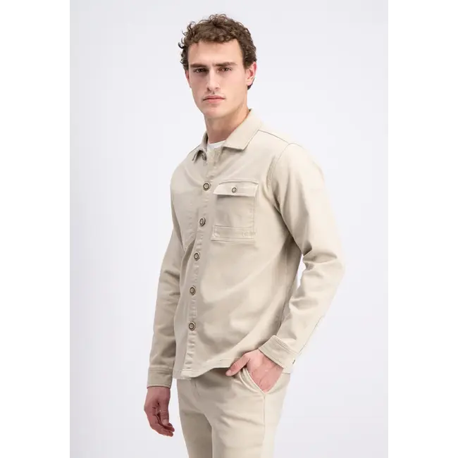 Gabbiano Gabbiano 4265411 Yarden Overshirt Met Klepzak Ivory Bone - Regular Fit