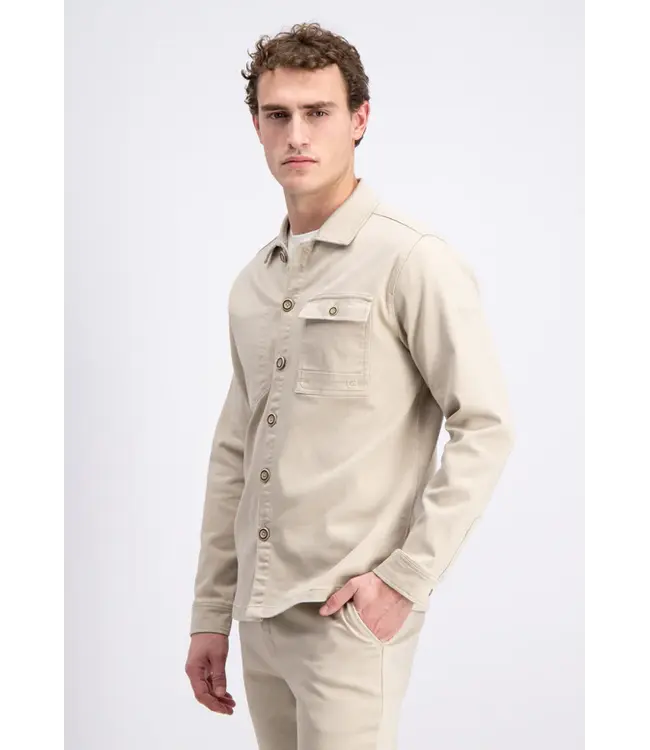Gabbiano Gabbiano 4265411 Yarden Overshirt Met Klepzak Ivory Bone - Regular Fit