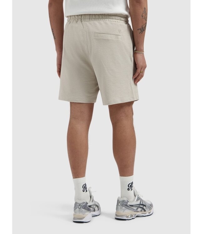 PurePath (by PureWhite) PurePath 26010522 Structure Sweat Shorts Sand - Regular Fit