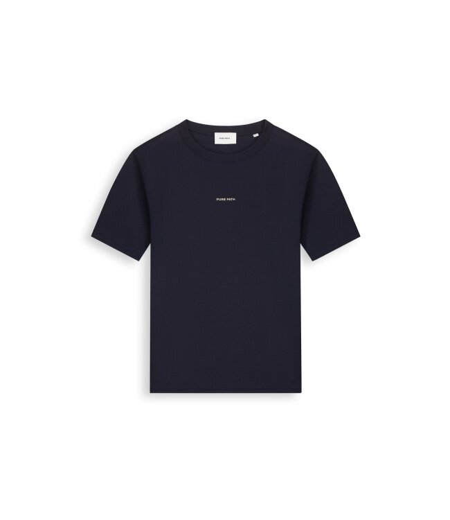 PurePath (by PureWhite) PurePath 26010110 The Mansion T-Shirt Navy - Regular Fit