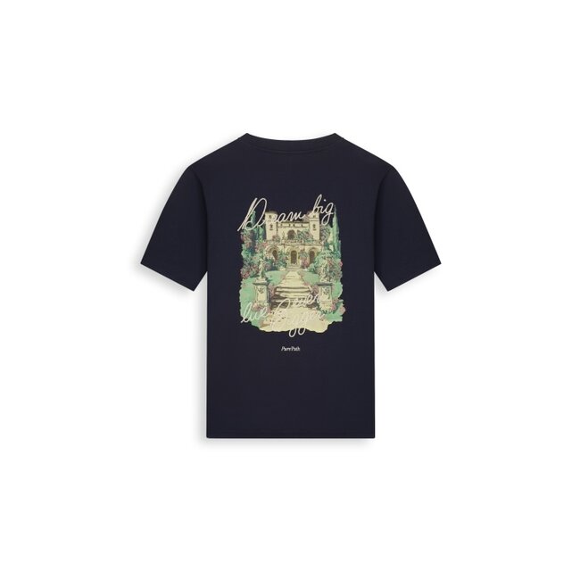 PurePath (by PureWhite) PurePath 26010110 The Mansion T-Shirt Navy - Regular Fit