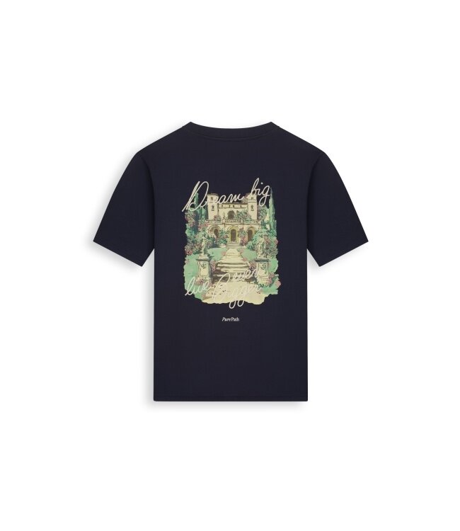 PurePath (by PureWhite) PurePath 26010110 The Mansion T-Shirt Navy - Regular Fit