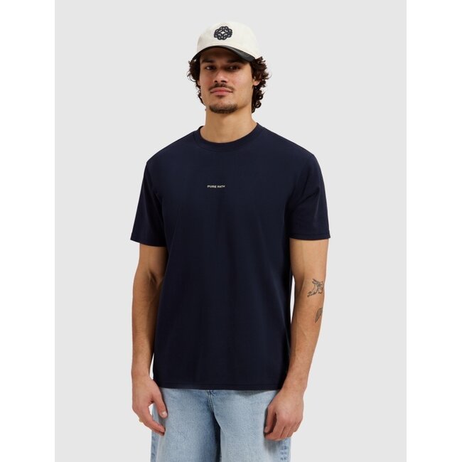 PurePath (by PureWhite) PurePath 26010110 The Mansion T-Shirt Navy - Regular Fit