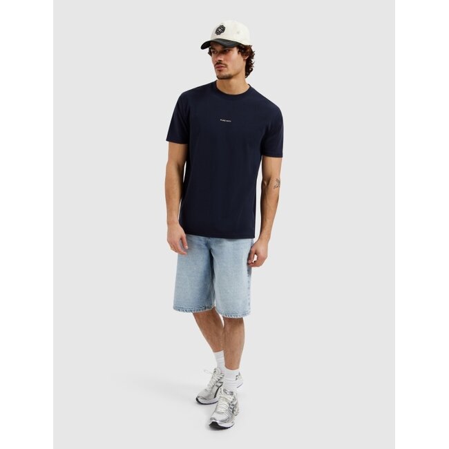 PurePath (by PureWhite) PurePath 26010110 The Mansion T-Shirt Navy - Regular Fit