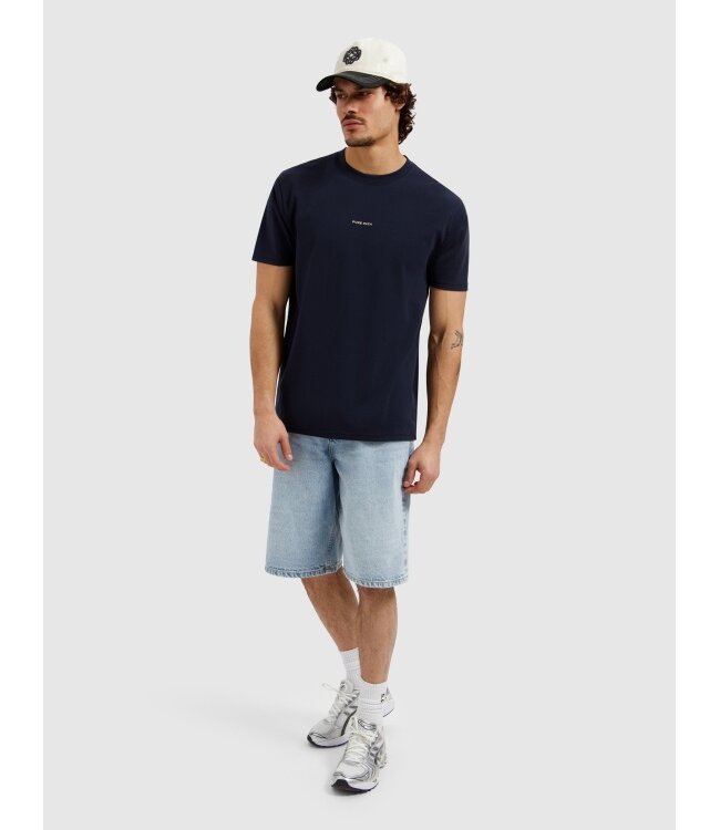 PurePath (by PureWhite) PurePath 26010110 The Mansion T-Shirt Navy - Regular Fit