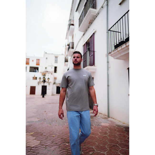 ØNE First Movers ØNE First Movers Super Ballon Tee Grey - Oversized Fit