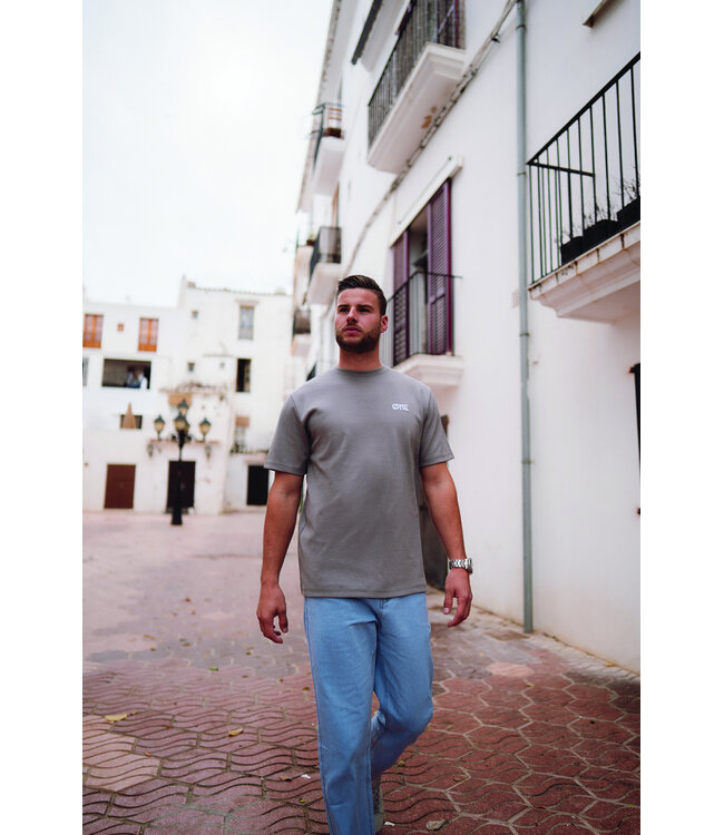 ØNE First Movers ØNE First Movers Super Ballon Tee Grey - Oversized Fit