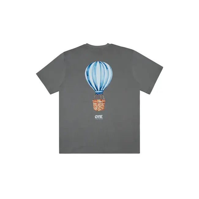 ØNE First Movers ØNE First Movers Super Ballon Tee Grey - Oversized Fit