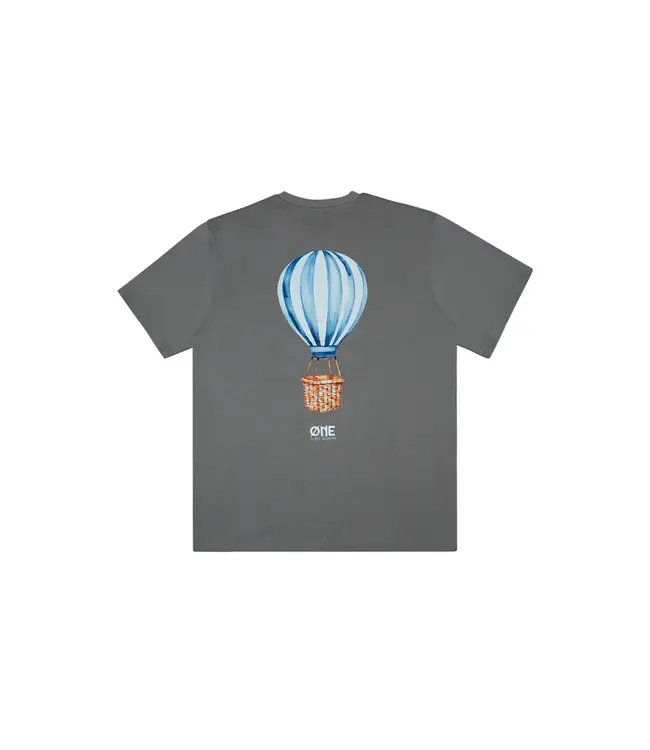 ØNE First Movers ØNE First Movers Super Ballon Tee Grey - Oversized Fit