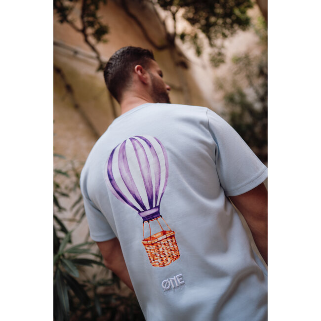 ØNE First Movers ØNE First Movers Super Ballon Tee Blue - Oversized Fit