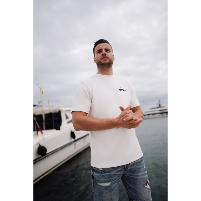ØNE First Movers ØNE First Movers Seaside Tee Off White - Oversized Fit