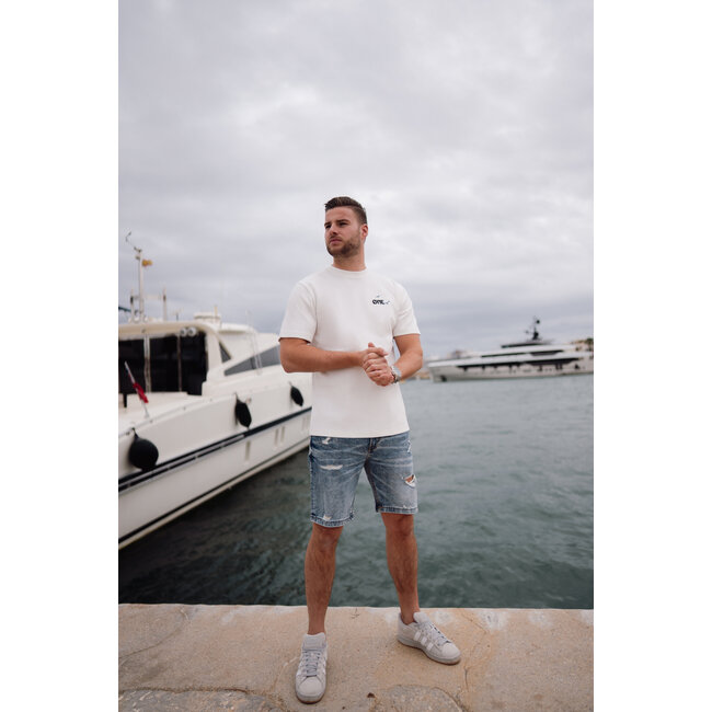 ØNE First Movers ØNE First Movers Seaside Tee Off White - Oversized Fit