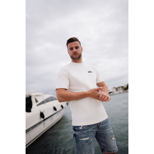 ØNE First Movers ØNE First Movers Seaside Tee Off White - Oversized Fit