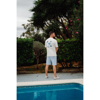 ØNE First Movers ØNE Blue Berry Flower Tee - Oversized Fit