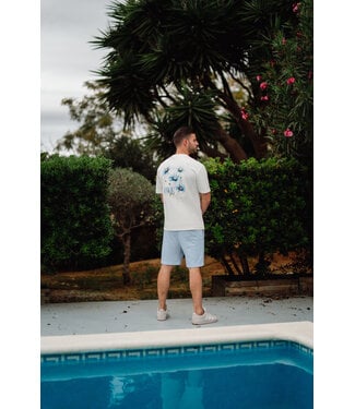 ØNE First Movers ØNE Blue Berry Flower Tee - Oversized Fit