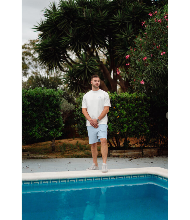 ØNE First Movers ØNE First Movers Blue Berry Flower Tee Off White - Oversized Fit