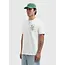 PurePath (by PureWhite) PurePath 26010120 Embroidered Flower T-Shirt Off White - Regular Fit