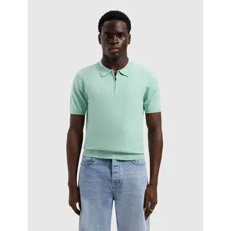 PurePath (by PureWhite) Half-zip Flat Knit Polo - Regular Fit
