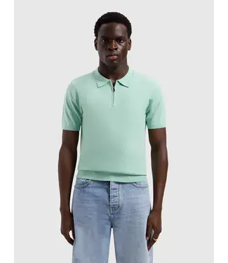 PurePath (by PureWhite) Half-zip Flat Knit Polo - Regular Fit