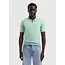 PurePath (by PureWhite) PurePath 26010810 Half-zip Flat Knit Polo Mint - Regular Fit