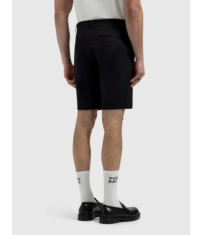 PurePath (by PureWhite) PurePath 26010514 Punta Smart Shorts Black - Slim Fit
