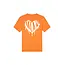 Malelions Malelions Men Dripped Heart T-Shirt Orange - Regular Fit