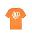 Malelions Malelions Men Dripped Heart T-Shirt Orange - Regular Fit