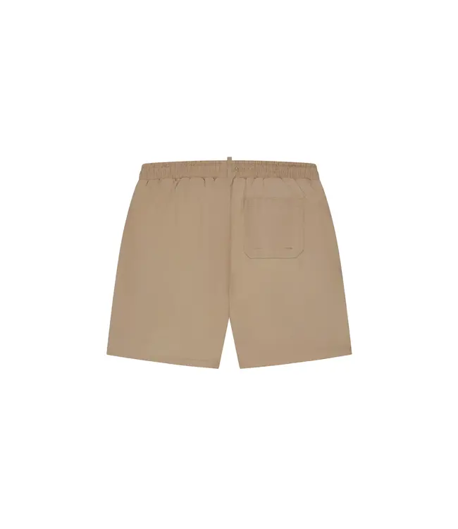 Malelions Malelions Men Studio Swim Shorts Light Taupe - Slim Fit