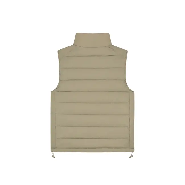 Malelions Malelions Men Placket Padded Vest Sage Brown
