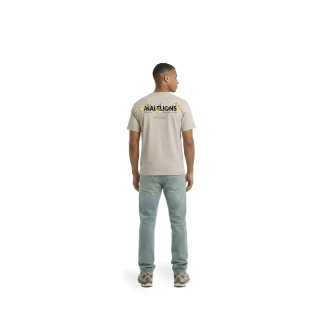 Malelions Malelions Men Limone Di Capri T-Shirt Light Taupe - Regular Fit